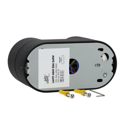 LED Stmívatelné bodové svítidlo LAHTI MINI 2xLED/9W/230V 3000K CRI 90 černá