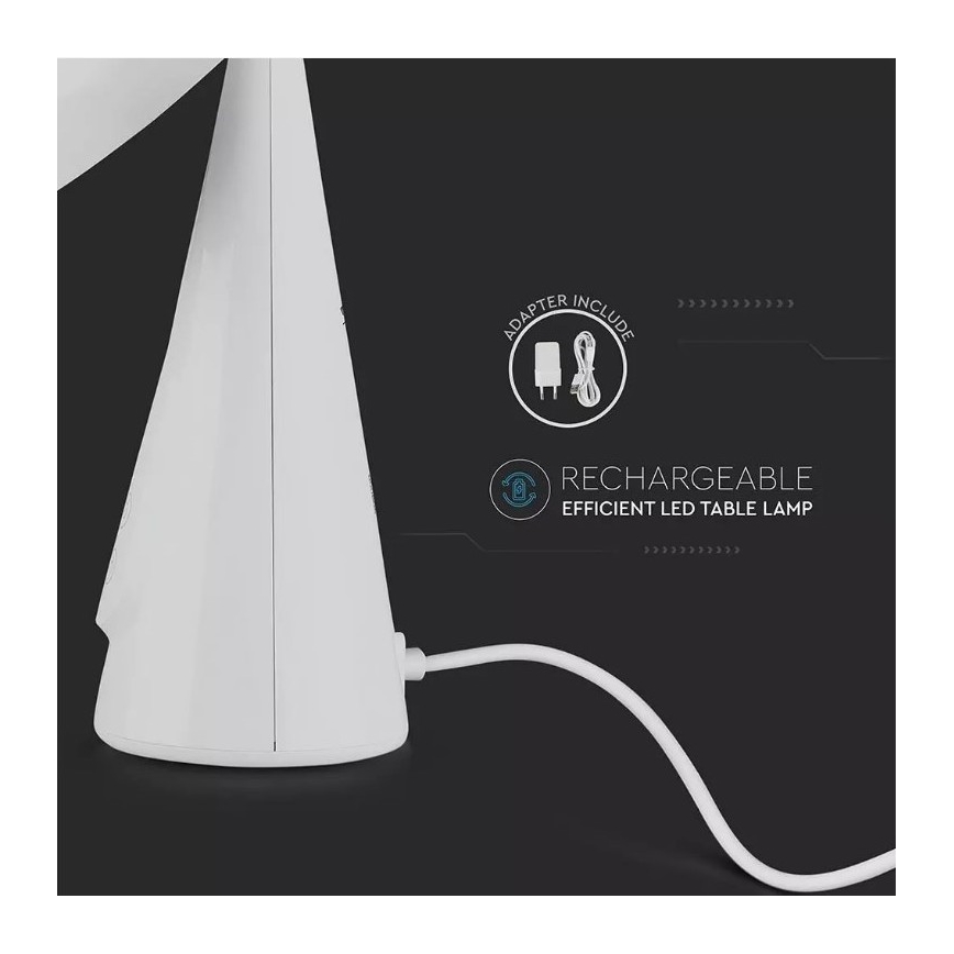 LED Stmívatelné kosmetické zrcátko LED/5W/230V 1800 mAh