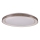 LED Stmívatelné koupelnové stropní svítidlo GRAŻYNA LED/72W/230V 3000-6000K pr. 51 cm IP44 šedá + dálkové ovládání