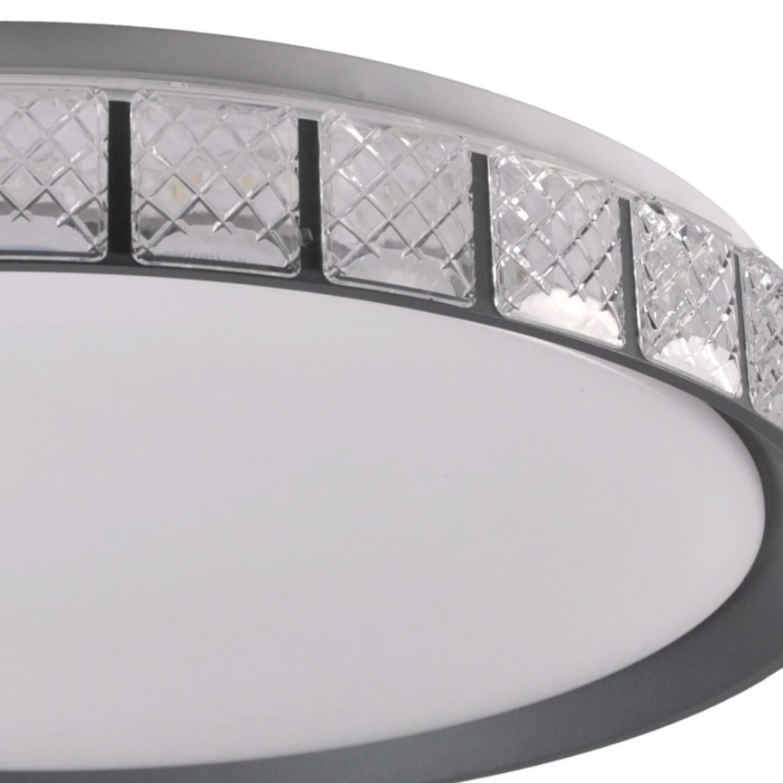 LED Stmívatelné koupelnové stropní svítidlo NINA LED/72W/230V pr. 49 cm 3000-6000K IP44 + dálkové ovládání