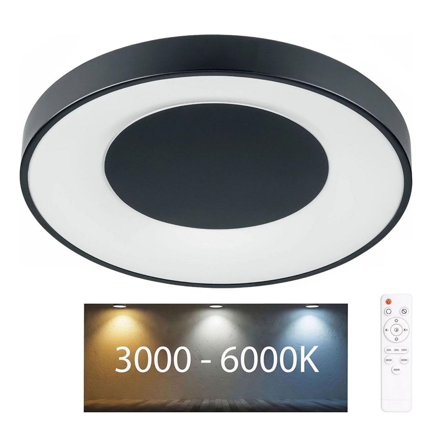 LED Stmívatelné koupelnové stropní svítidlo WITOLD LED/48W/230V pr. 38,5 cm 3000-6000K IP44 +Dálkové ovládání