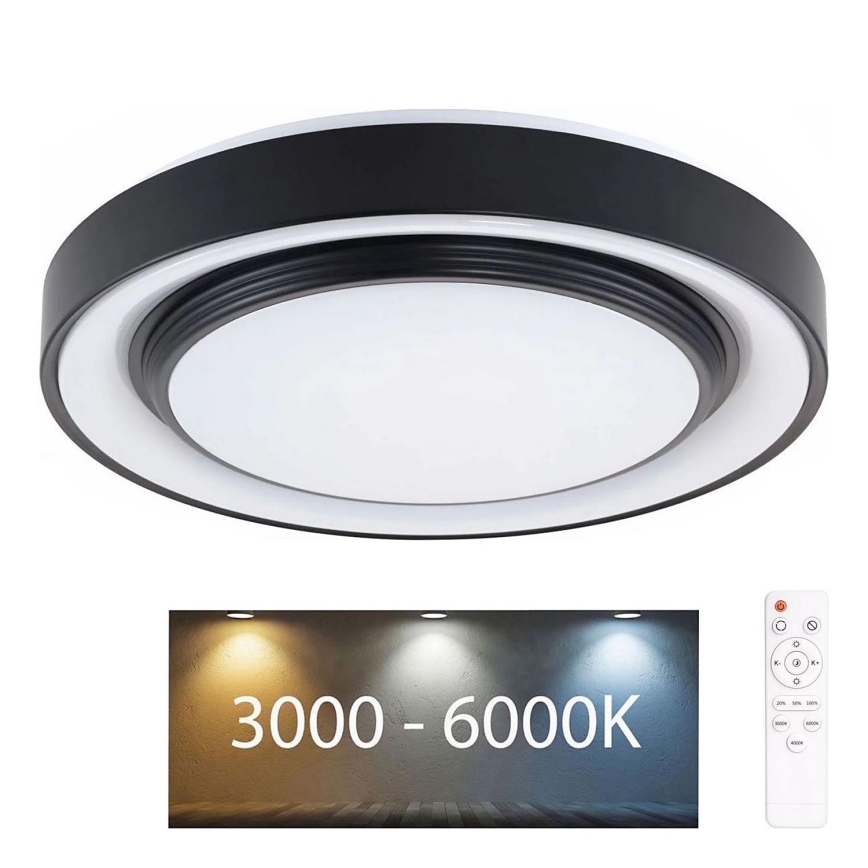 LED Stmívatelné koupelnové stropní svítidlo ZYGMUNT LED/72W/230V pr. 48,5 cm 3000-6000K IP44 + dálkové ovládání