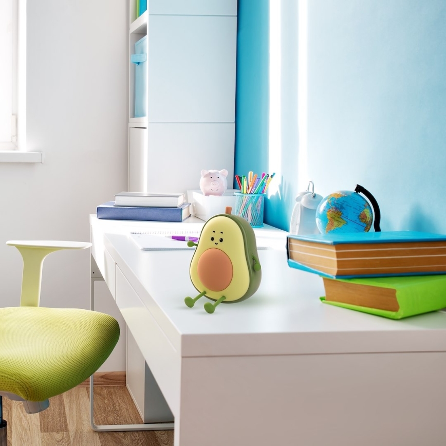 LED Stmívatelné nabíjecí dotykové dětské noční světlo AVOCADO LED/1W/5V 1200 mAh