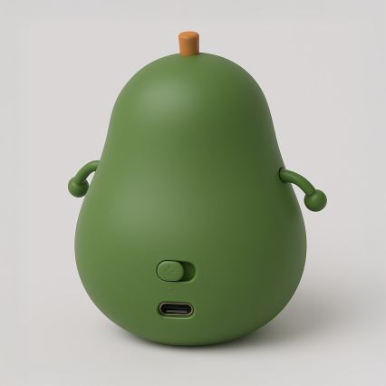 LED Stmívatelné nabíjecí dotykové dětské noční světlo AVOCADO LED/1W/5V 1200 mAh