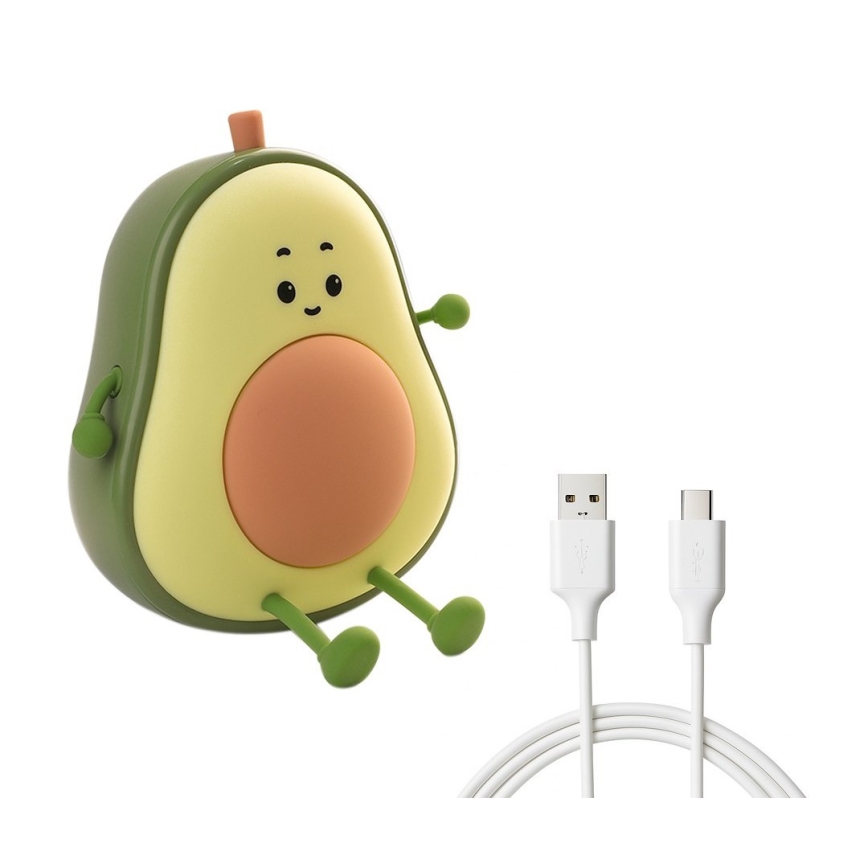 LED Stmívatelné nabíjecí dotykové dětské noční světlo AVOCADO LED/1W/5V 1200 mAh