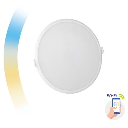 LED Stmívatelné podhledové svítidlo ALGINE LED/22W/230V Wi-Fi Tuya kulatý