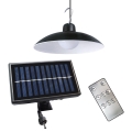 LED Stmívatelné solární závěsné svítidlo se soumrakovým senzorem LED/6W/3,7V 800 mAh IP44 + dálkové ovládání
