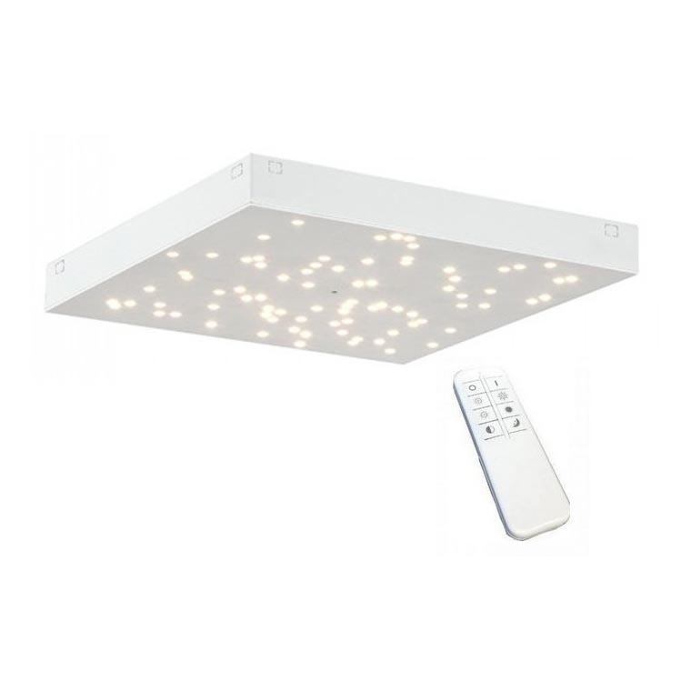 LED Stmívatelné stropní svítidlo 1xLED/8W/230V 30x30 cm + dálkové ovládání