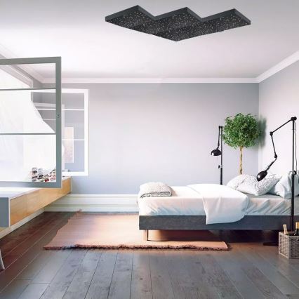 LED Stmívatelné stropní svítidlo 1xLED/8W/230V 30x30 cm + dálkové ovládání