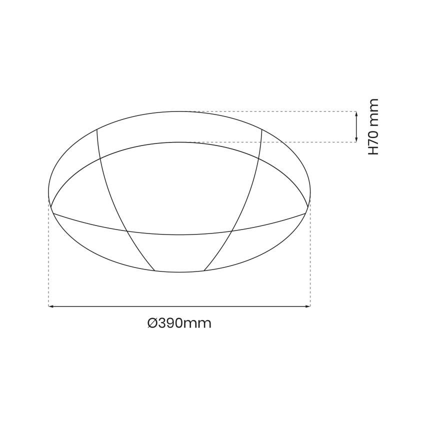 LED Stmívatelné stropní svítidlo BOB LED/24W/230V 3000-6000K + dálkové ovládání
