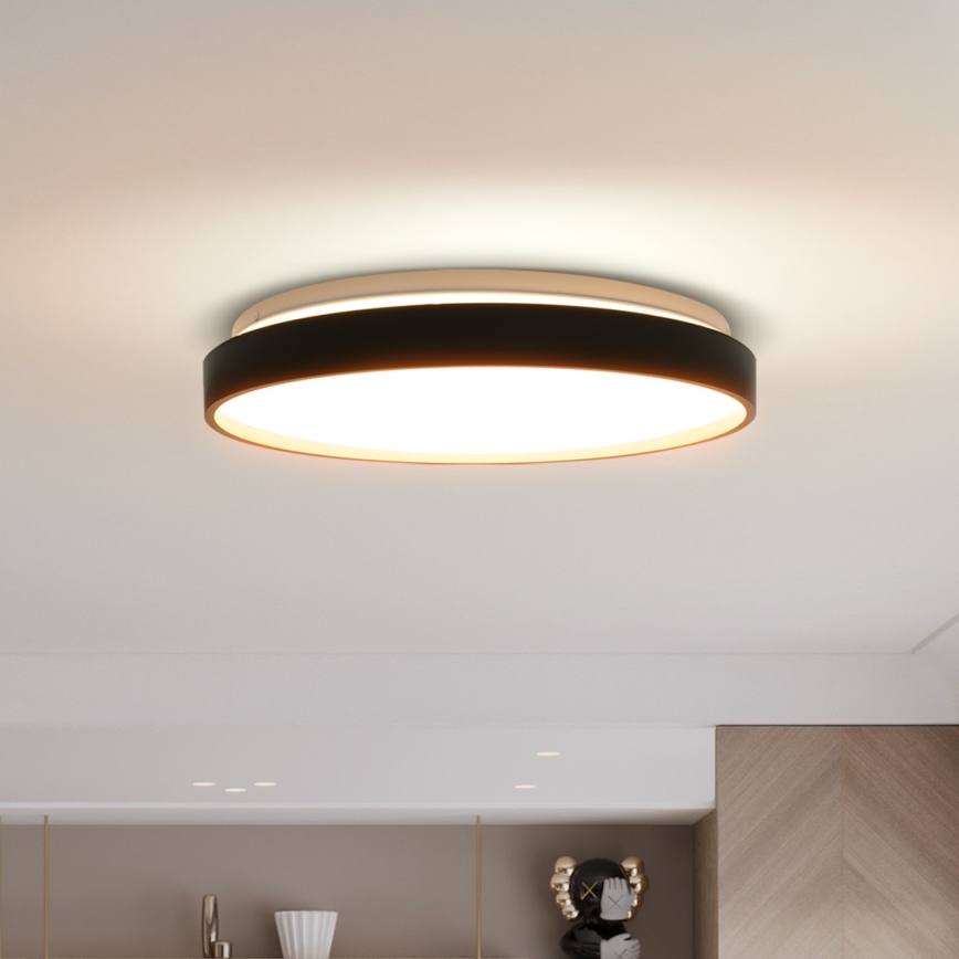 LED Stmívatelné stropní svítidlo CALA LED/48W/230V 3000-6500K černá/zlatá + dálkové ovládání