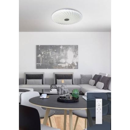 LED Stmívatelné stropní svítidlo CALIPSO LED/60W/230V + dálkové ovládání