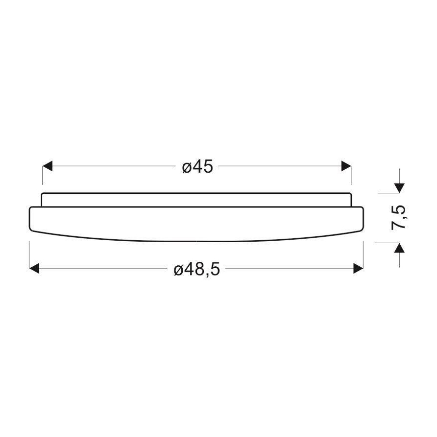 LED Stmívatelné stropní svítidlo CALIPSO LED/60W/230V + dálkové ovládání