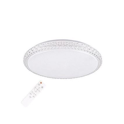 LED Stmívatelné stropní svítidlo CRUZ s dálkovým ovladačem 1xLED/66W/230V 3300lm