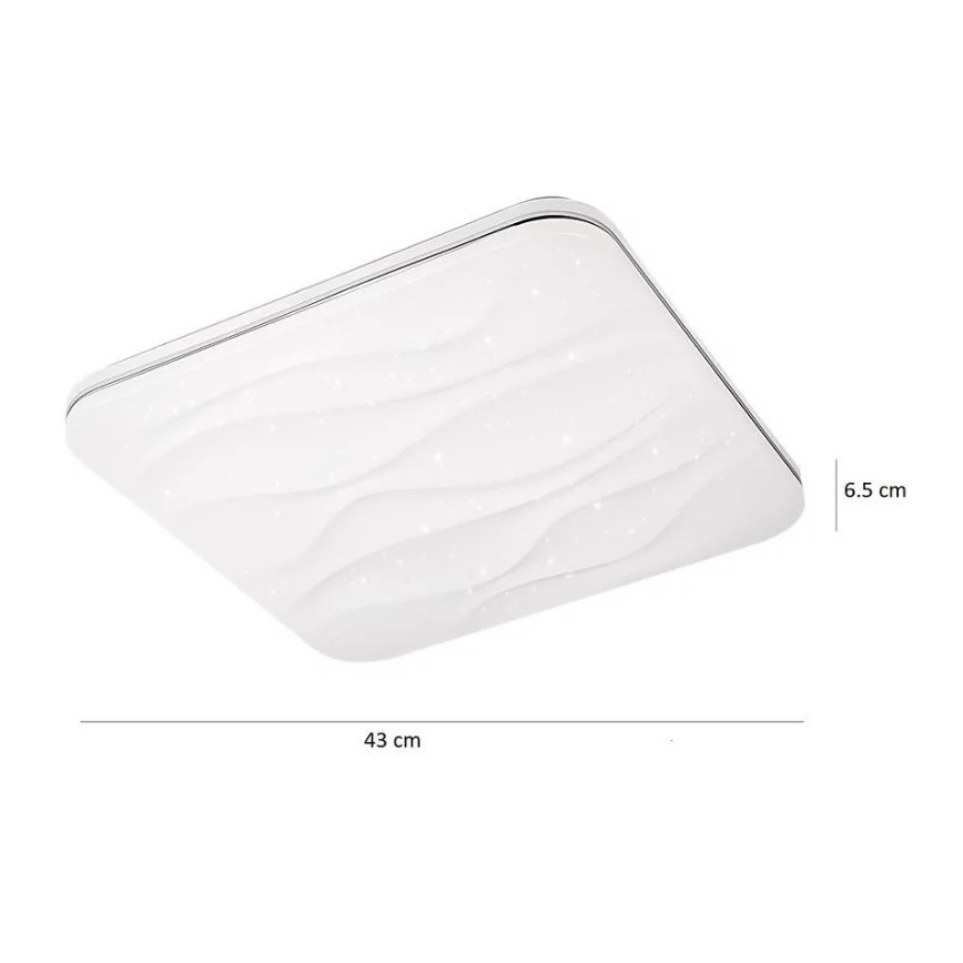 LED Stmívatelné stropní svítidlo DESERT LED/72W/230V + dálkové ovládání 