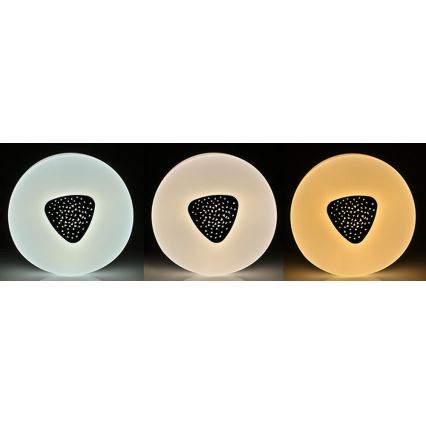 LED Stmívatelné stropní svítidlo DIAMOND LED/120W/230V 3000-6500K + dálkové ovládání