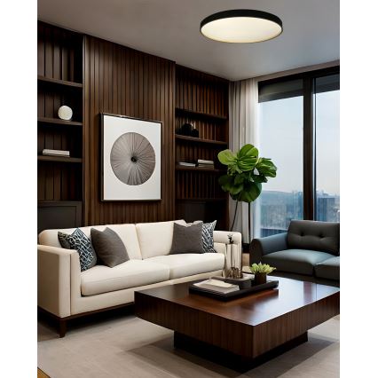 LED Stmívatelné stropní svítidlo EBRO LED/36W/230V 2700-6500K pr. 50 cm + dálkové ovládání