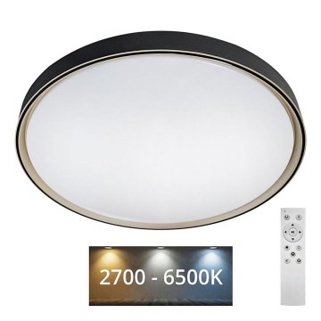 LED Stmívatelné stropní svítidlo EBRO LED/36W/230V 2700-6500K pr. 50 cm + dálkové ovládání