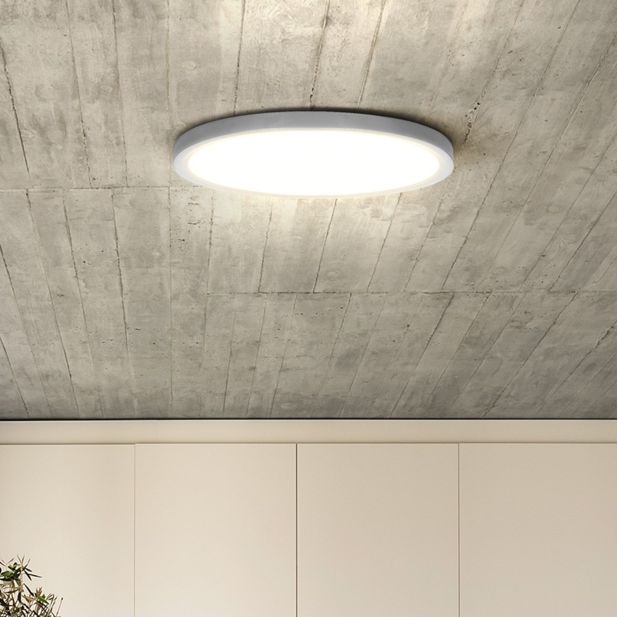 LED Stmívatelné stropní svítidlo ESTELA LED/36W/230V pr.30 cm bílá + dálkové ovládání