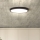 LED Stmívatelné stropní svítidlo ESTELA LED/36W/230V pr.30 cm černá + dálkové ovládání