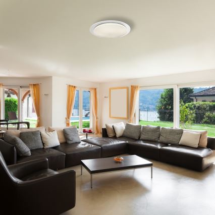 LED Stmívatelné stropní svítidlo FILO LED/30W/230V + dálkové ovládání