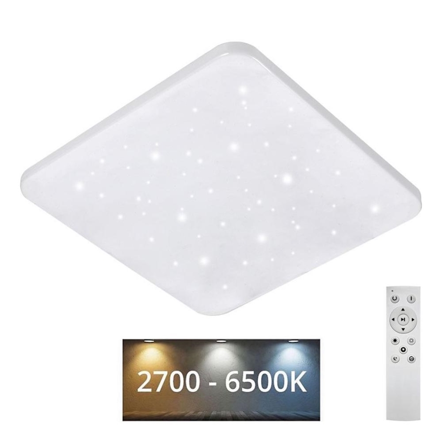 LED Stmívatelné stropní svítidlo FLORA LED/60W/230V 2700-6500K 53x53 cm +dálkové ovládání