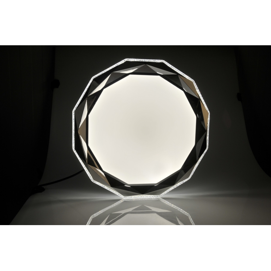 LED Stmívatelné stropní svítidlo GLOSSY 2xLED/36W/230V + dálkové ovládání