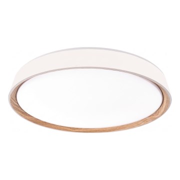 LED Stmívatelné stropní svítidlo ILVI LED/30W/230V 2700-6500K pr. 40 cm bílá/béžová + dálkové ovládání