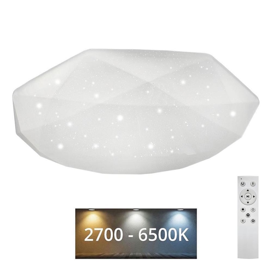 LED Stmívatelné stropní svítidlo INDUS LED/60W/230V 2700-6500K pr. 58 cm + dálkové ovládání