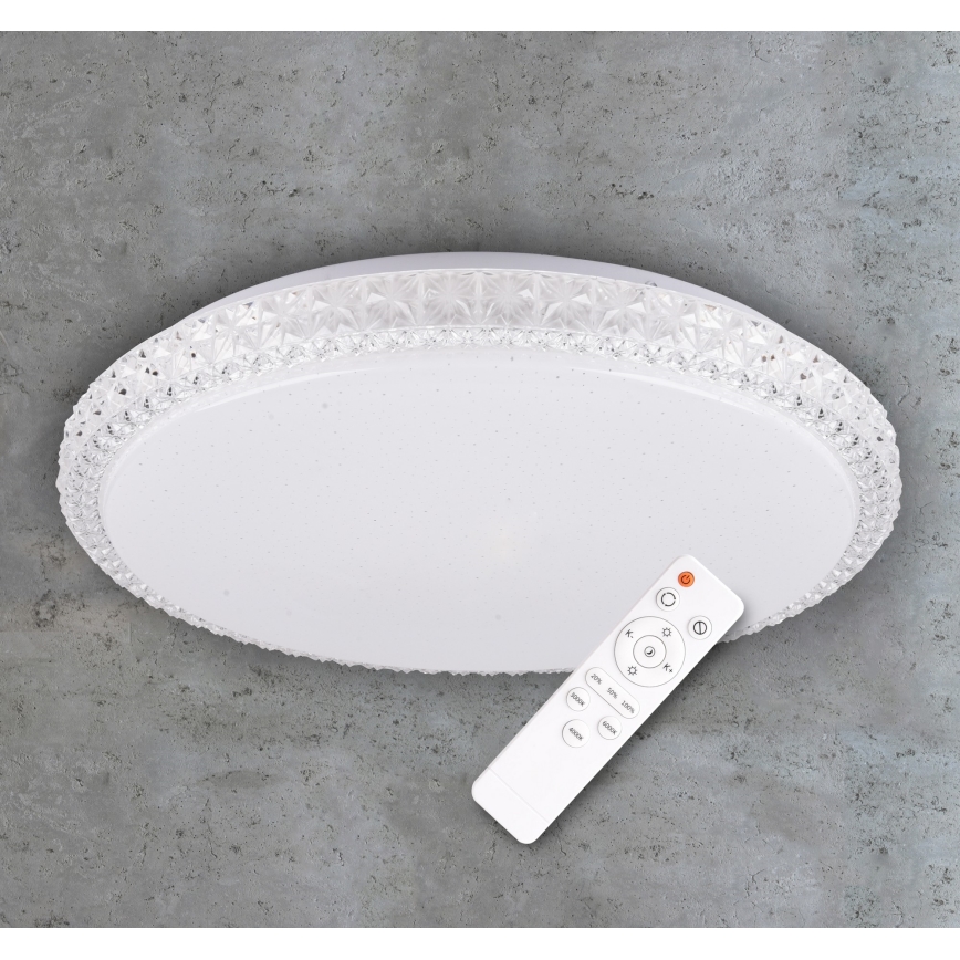 LED Stmívatelné stropní svítidlo IRINA LED/48W/230V s dálkovým ovladačem