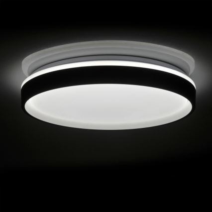 LED Stmívatelné koupelnové stropní svítidlo JADWIGA LED/72W/230V pr. 48 cm 3000-6000K IP44 + dálkové ovládání
