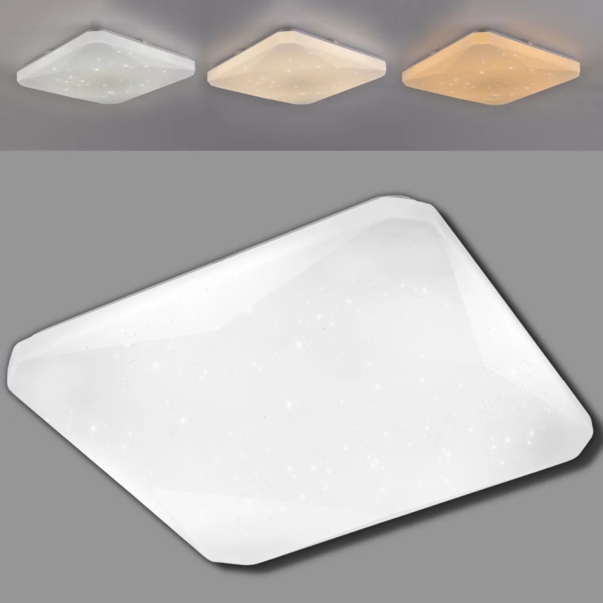 LED Stmívatelné stropní svítidlo KASTOR na dálkové ovládání LED/72W/230V