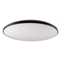 LED Stmívatelné stropní svítidlo KERN LED/100W/230V 3000/4000/6000K pr. 100 cm černá + dálkové ovládání
