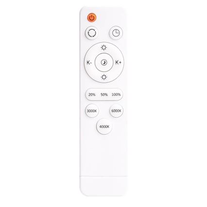 LED Stmívatelné stropní svítidlo KERN LED/100W/230V 3000/4000/6000K pr. 100 cm zlatá + dálkové ovládání