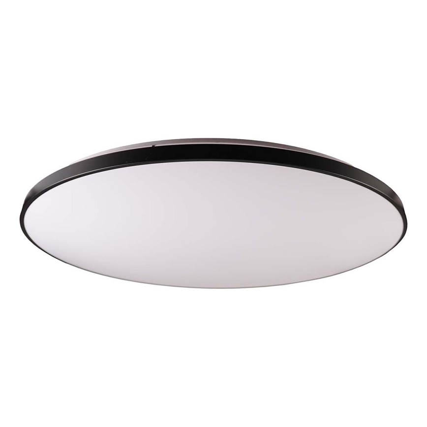LED Stmívatelné stropní svítidlo KERN LED/80W/230V 3000-6000K pr. 80 cm černá + dálkové ovládání