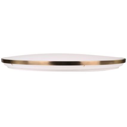 LED Stmívatelné stropní svítidlo KERN LED/80W/230V 3000/4000/6000K pr. 80 cm zlatá + dálkové ovládání