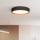 LED Stmívatelné stropní svítidlo LARIOS LED/48W/230V 3000-6500K pr.39 cm černá + dálkové ovládání