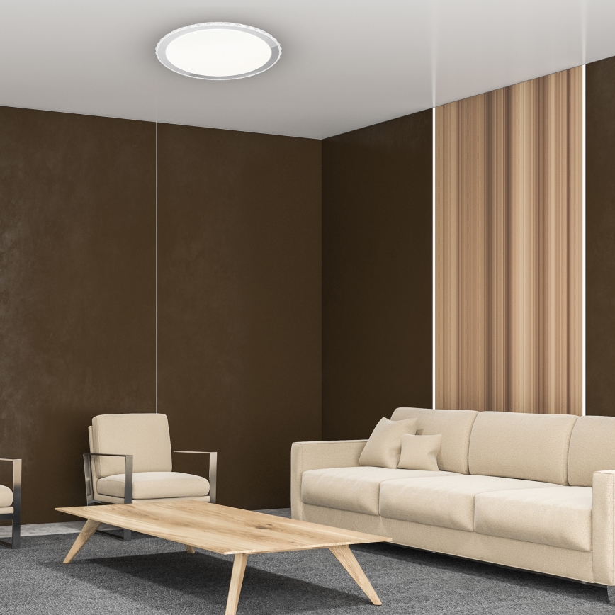 LED Stmívatelné stropní svítidlo LAYLA s dálkovým ovladačem LED/66W/230V