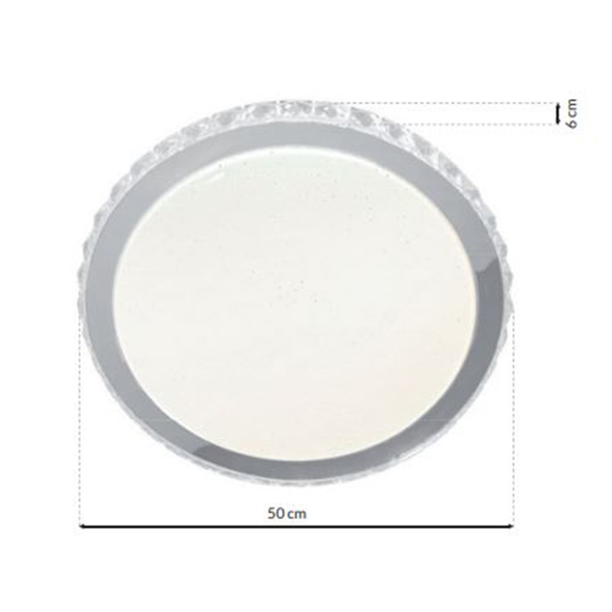 LED Stmívatelné stropní svítidlo LAYLA s dálkovým ovladačem LED/66W/230V