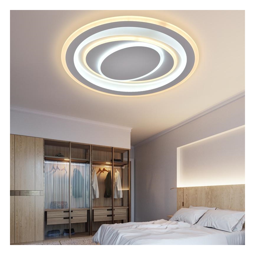 LED Stmívatelné stropní svítidlo LED/100W/230V 3000-6500K + dálkové ovládání