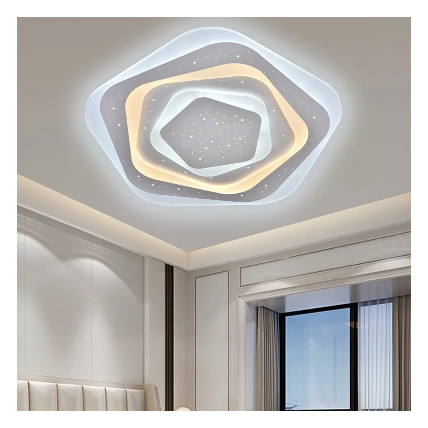 LED Stmívatelné stropní svítidlo LED/105W/230V 3000-6500K + dálkové ovládání