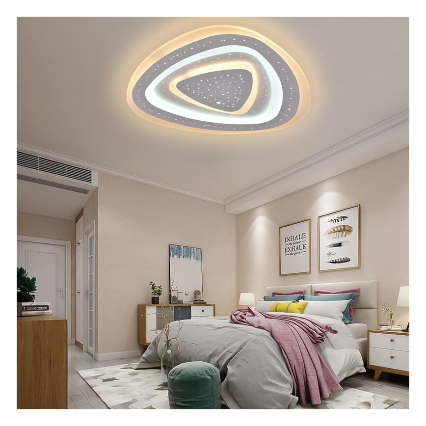 LED Stmívatelné stropní svítidlo LED/105W/230V 3000-6500K + dálkové ovládání