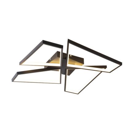 LED Stmívatelné stropní svítidlo LED/115W/230V 3000-6500K černá + dálkové ovládání