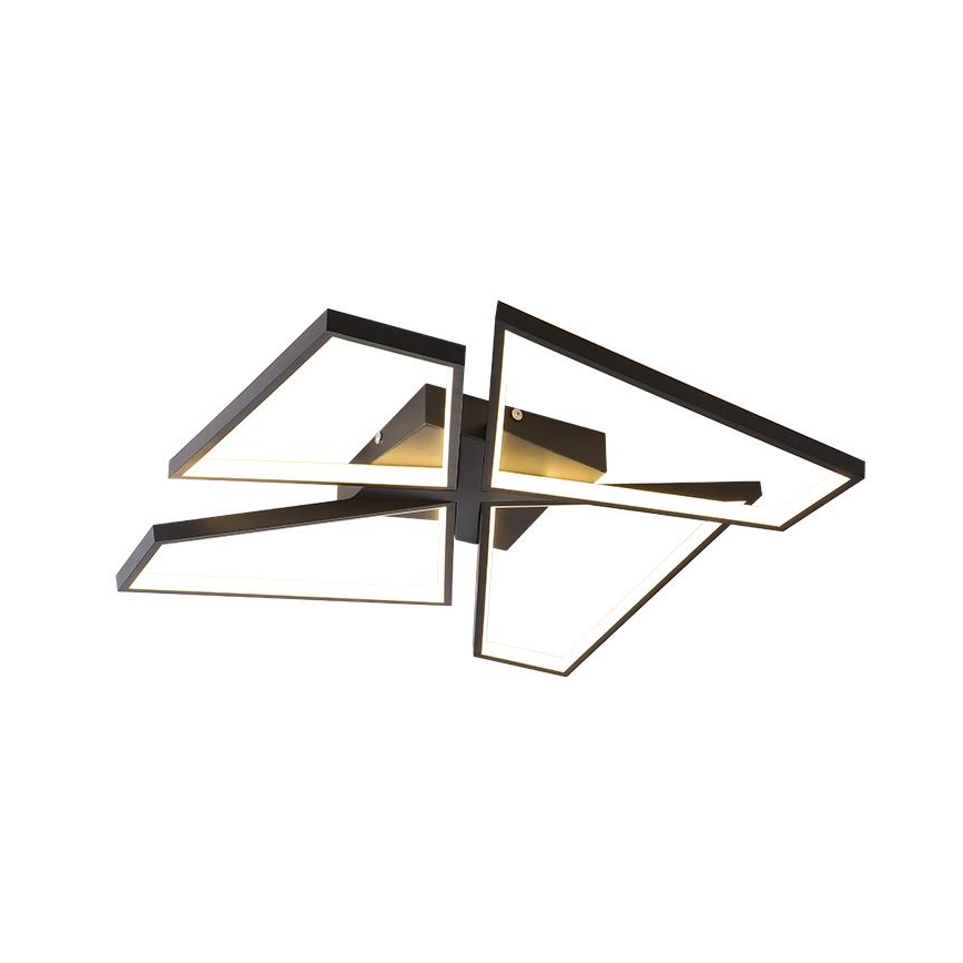 LED Stmívatelné stropní svítidlo LED/115W/230V 3000-6500K černá + dálkové ovládání