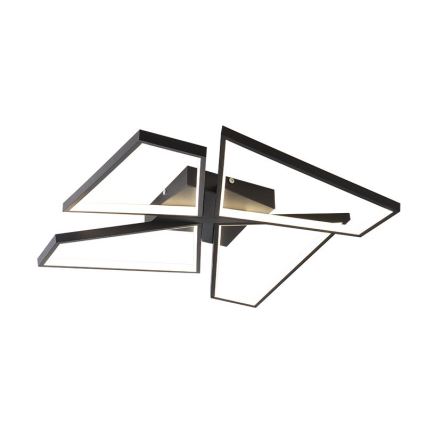 LED Stmívatelné stropní svítidlo LED/115W/230V 3000-6500K černá + dálkové ovládání