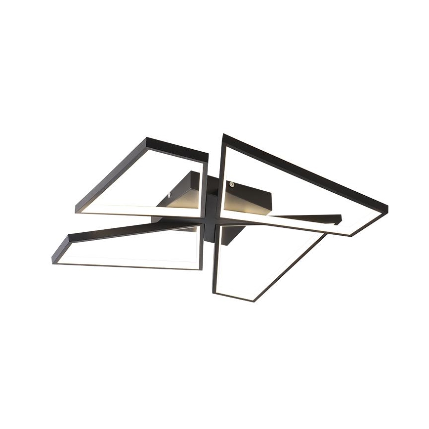 LED Stmívatelné stropní svítidlo LED/115W/230V 3000-6500K černá + dálkové ovládání
