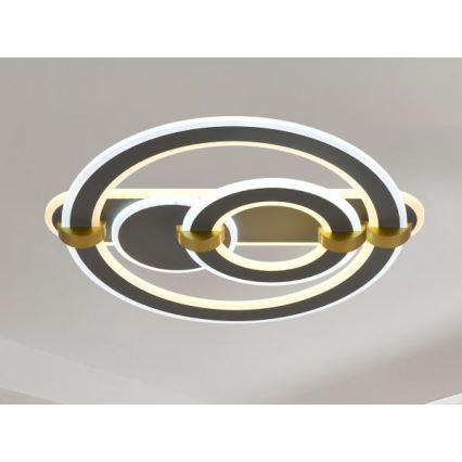 LED Stmívatelné stropní svítidlo LED/120W/230V 3000-6500K + dálkové ovládání