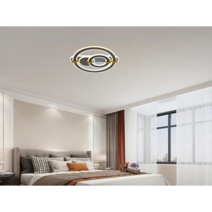 LED Stmívatelné stropní svítidlo LED/120W/230V 3000-6500K + dálkové ovládání