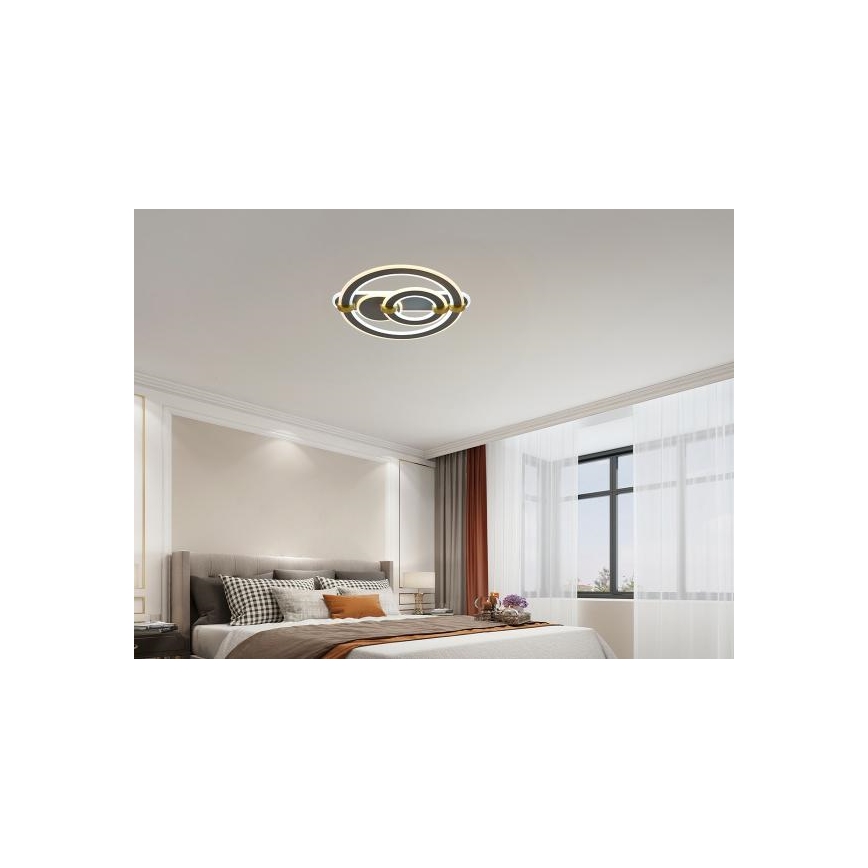 LED Stmívatelné stropní svítidlo LED/120W/230V 3000-6500K + dálkové ovládání