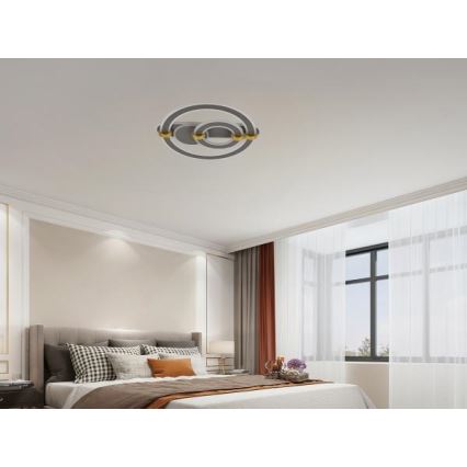 LED Stmívatelné stropní svítidlo LED/120W/230V 3000-6500K + dálkové ovládání